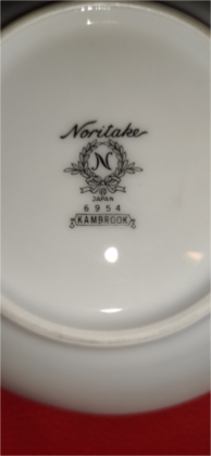 juego de platos llanos marca noritake modelo kambrook 6954